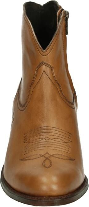 Sendra Western Leren Laars Cognac Kleur