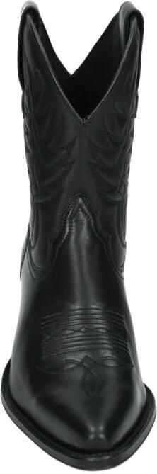 Sendra Western Leren Laars Zwart