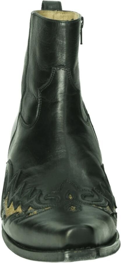 Sendra Zwarte Leren Herenlaarzen