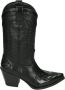 Sendra Western Dameslaars Zwarte Leren Laars - Thumbnail 1