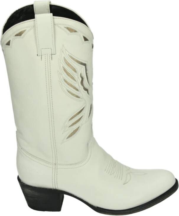 Sendra Western Laars Wit Leer
