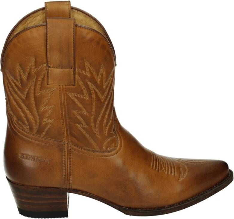 Sendra Western Leren Laars Cognac