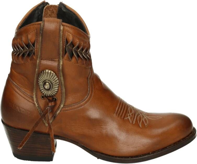 Sendra Western Leren Laars Cognac Kleur