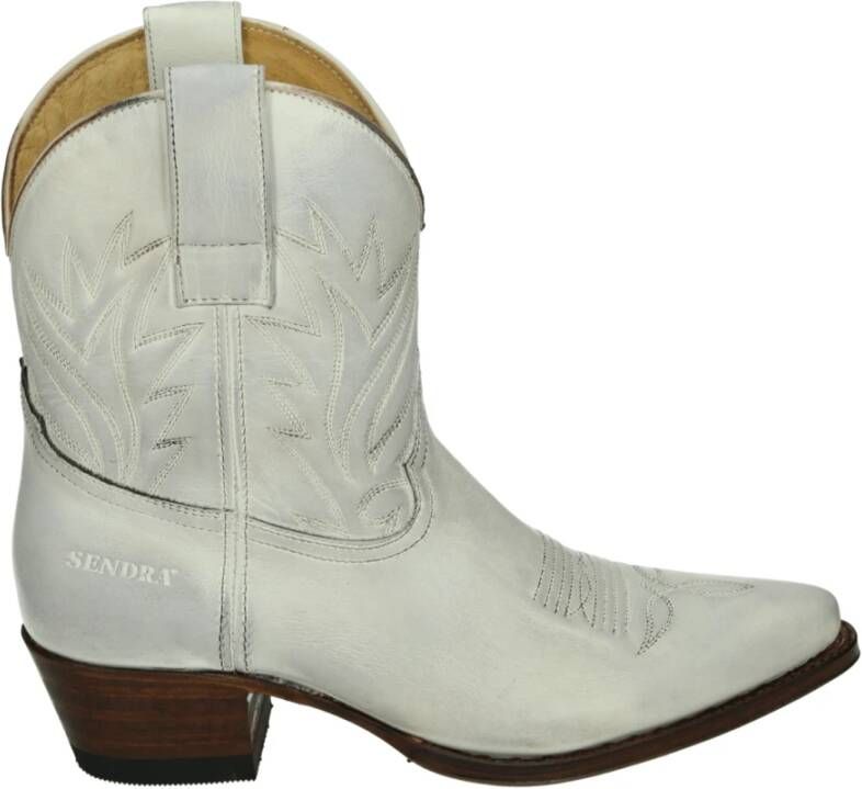 Sendra Western Leren Laarzen Grijs