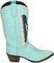 Sendra Westernlaars Lichtblauw Nubuck Leer - Thumbnail 1