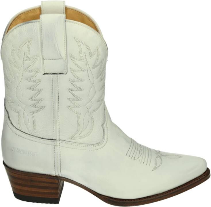 Sendra Westernlaars Lichtgrijs Leer