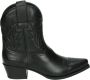 Sendra Westers Stijl Zwarte Leren Laarzen - Thumbnail 1