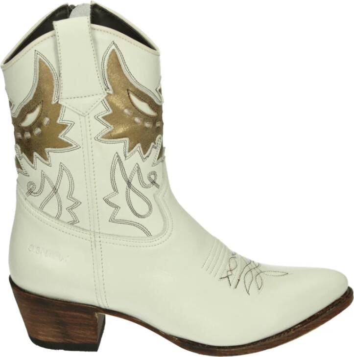 Sendra Westerse Laars Wit Leer