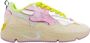 Serafini Malibù Sneaker in wit fuchsia beige Multicolor Dames - Thumbnail 1