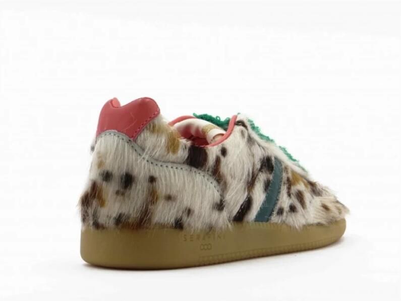 Serafini Cavallino sneaker in roze groen