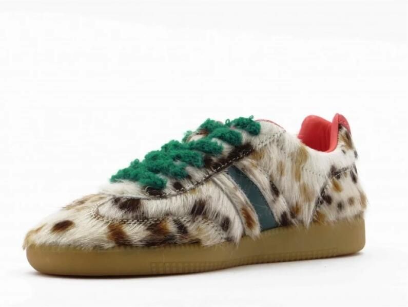 Serafini Cavallino sneaker in roze groen - Foto 3