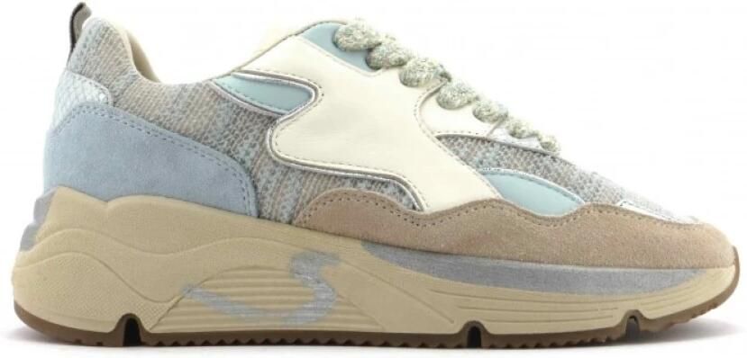 Serafini Sneaker in suède leer en stof