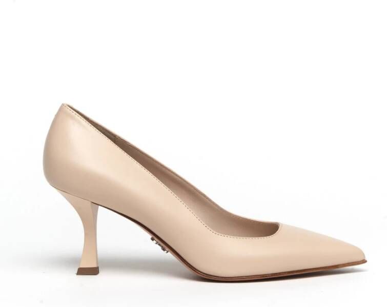 Sergio Levantesi Beige Leren Decolleté Beige Dames