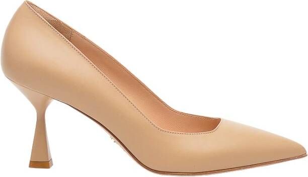 Sergio Levantesi Beige Leren Decolté Beige Dames