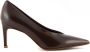 Sergio Levantesi Bruine Lakleren Pumps met Puntige Neus - Thumbnail 1