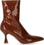 Sergio Levantesi Boots Janet Brown Heeled Ankle Boot in bruin - Thumbnail 1