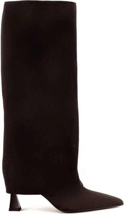 Sergio Levantesi Bruine Suède Laarzen met Puntige Neus - Foto 2