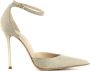 Sergio Levantesi Gouden Strass Enkelband Sandalen - Thumbnail 1