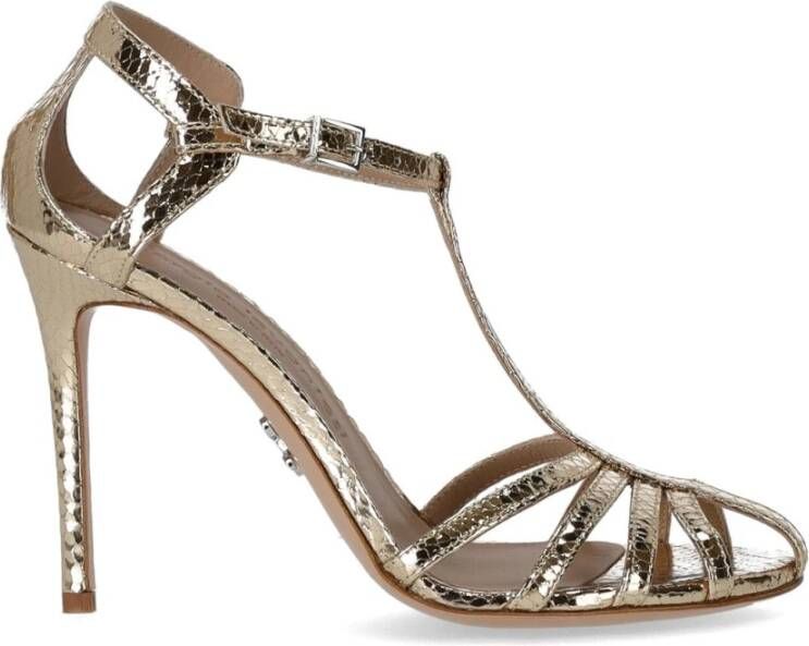 Sergio Levantesi Sandalen Rita Gold Heeled Sandal in goud