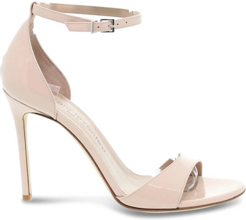 Sergio Levantesi Hoge sandaal voor dames in lak Roze Dames