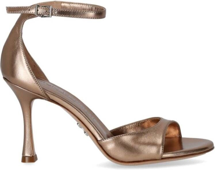 Sergio Levantesi Sandalen Hope Copper Heeled Sandal in koper