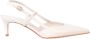 Sergio Levantesi Neutrale leren slingback hakken - Thumbnail 1
