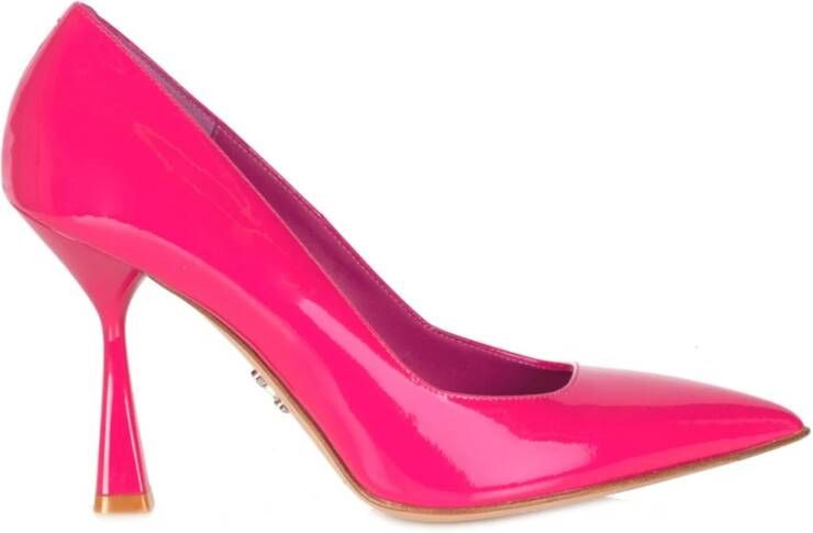 Sergio Levantesi Fuchsia Leren Hoge Hak Pumps Pink Dames