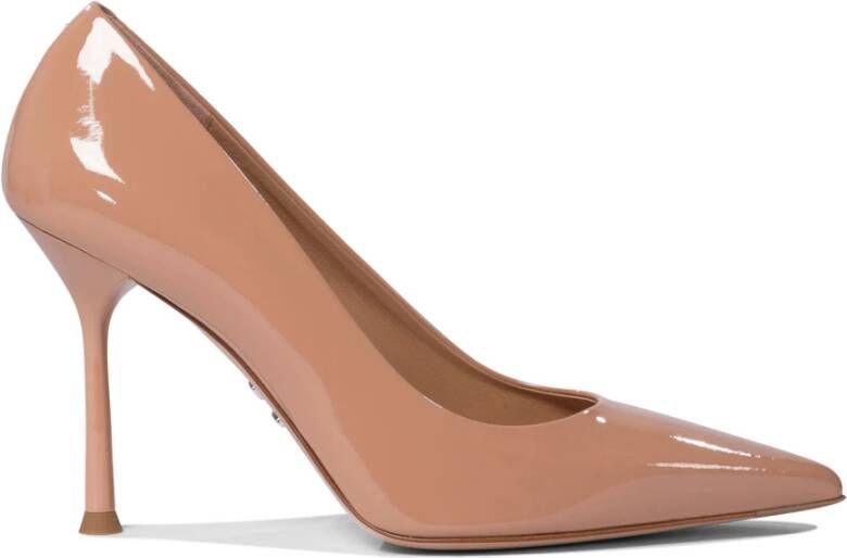 Sergio Levantesi Roze Hoge Hakken Pumps Verhogen Stijl