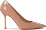 Sergio Levantesi Roze Hoge Hakken Pumps Verhogen Stijl - Thumbnail 1