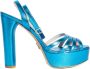 Sergio Levantesi Sandalen met hoge hakken Blauw Dames - Thumbnail 1