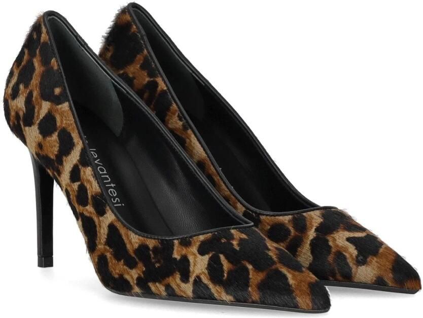Sergio Levantesi Dierenprint Ponyhaar Pump