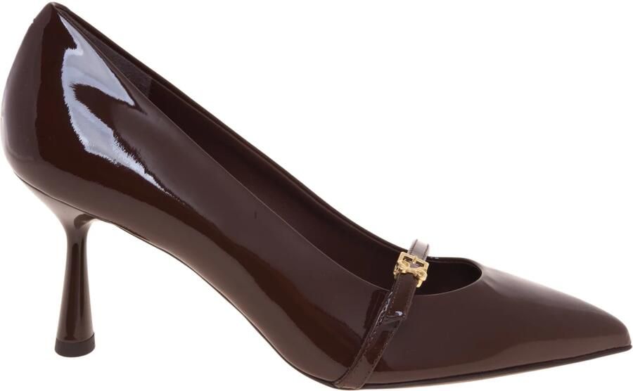 Sergio Levantesi Lakleren pumps met hak van 80 mm