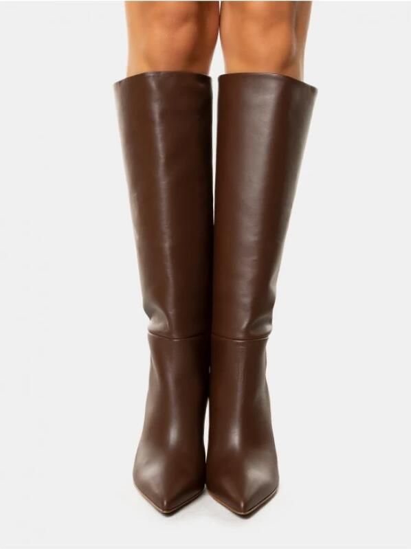 Sergio Levantesi Leren Hoge Laarzen Cachemire Caravaggio