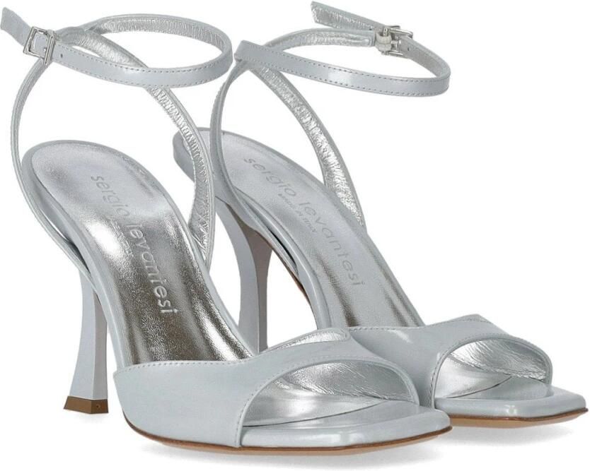 Sergio Levantesi Sandalen Tania Pearl Grey Heeled Sandal in grijs