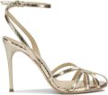Sergio Levantesi Raykav6 Strappy Heeled Sandalen - Geel