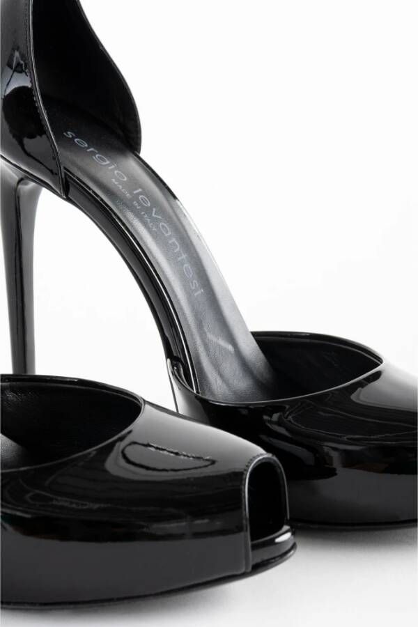 Sergio Levantesi Sandalen met hoge hakken Zwart Dames