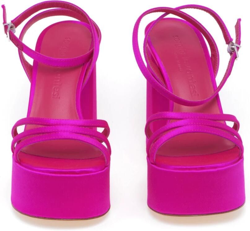 Sergio Levantesi Vanilla Satin Sandal - Foto 4