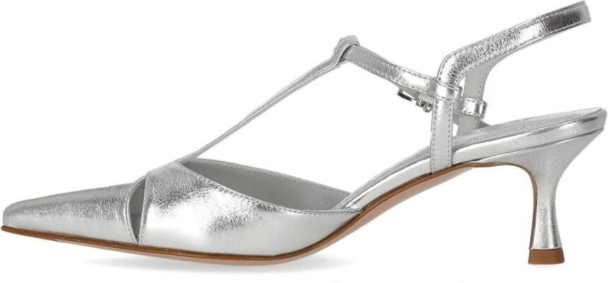 Sergio Levantesi Zilveren Slingback Pump Edvige