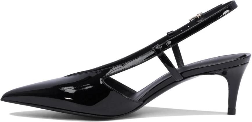 Sergio Levantesi Zwarte Leren Hoge Hakken