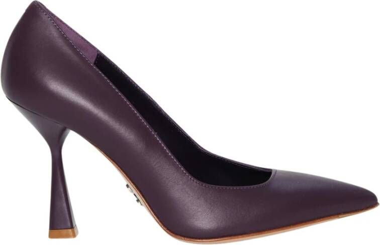 Sergio Levantesi Viola Leren Pumps Purple Dames