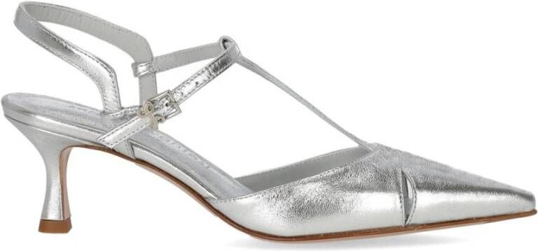 Sergio Levantesi Zilveren Slingback Pump Edvige