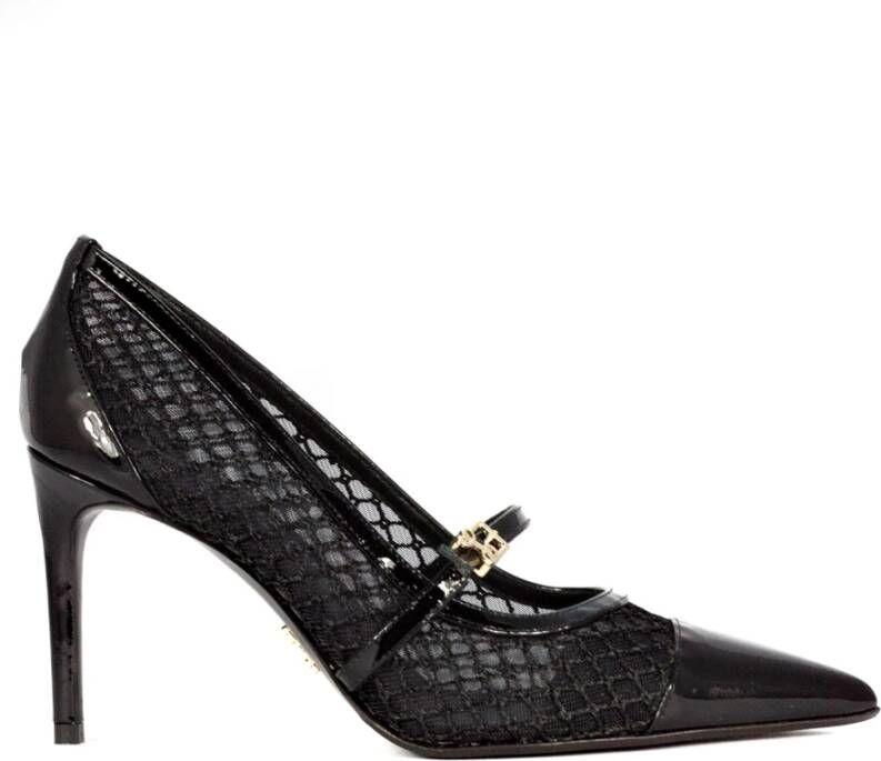 Sergio Levantesi Zwarte Lakleren Pumps met Gouden Gesp - Foto 2