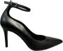 Sergio Levantesi Zwarte leren hakken met armband Black Dames - Thumbnail 1