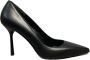 Sergio Levantesi Zwarte leren hoge hakken pumps Black Dames - Thumbnail 1