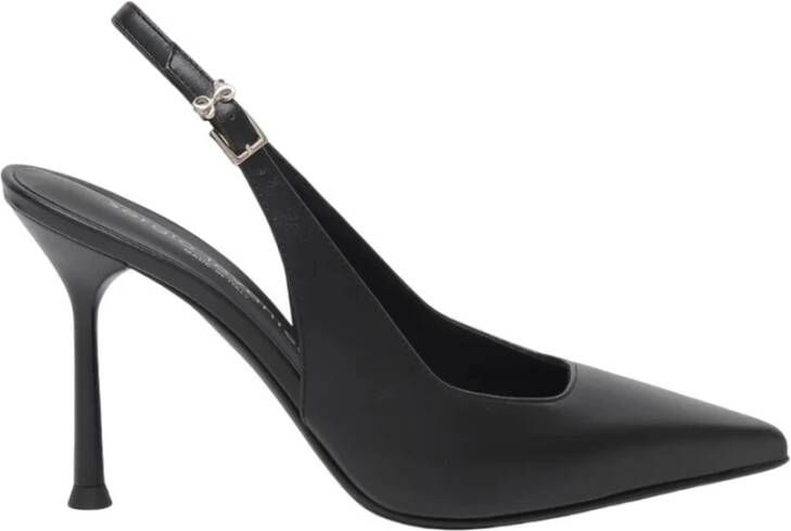 Sergio Levantesi Zwarte Slingback Hakken