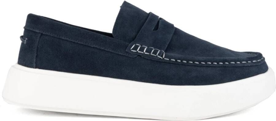 Sergio Moretti Blauwe Casual Loafers