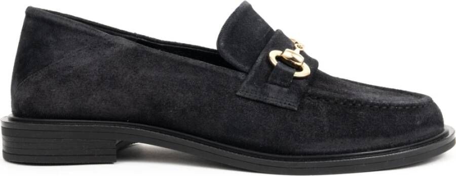 Sergio Moretti Blauwe Gesloten Loafers