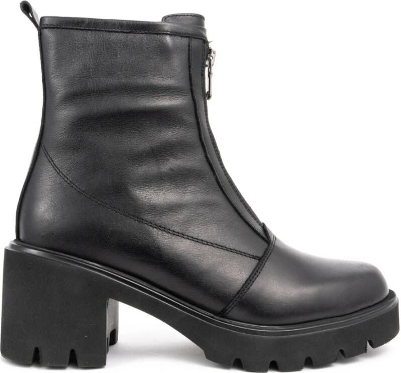 Sergio Moretti Casual Zwarte Enkellaarsjes