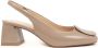Sergio Moretti Klassieke Beige Mid Heel Pumps - Thumbnail 1