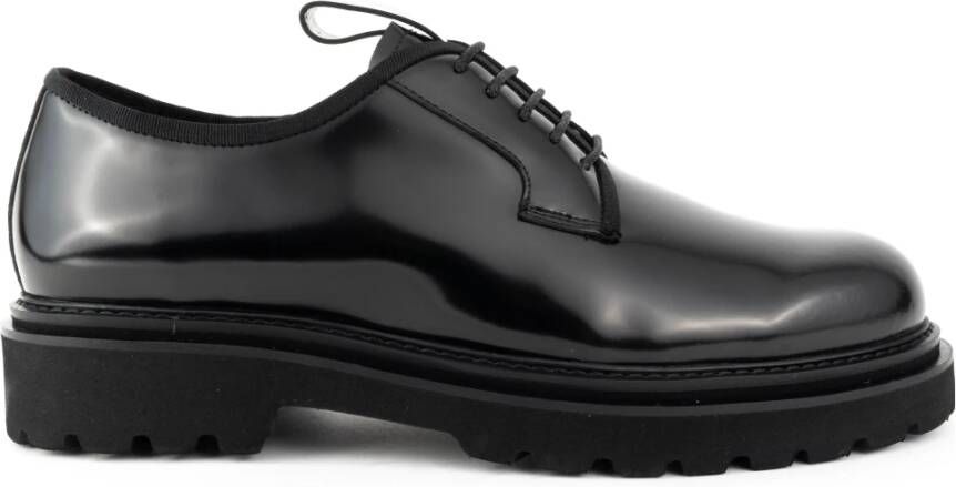 Sergio Moretti Klassieke Zwarte Formele Leren Schoenen